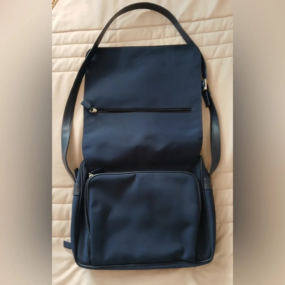Chic Navy Blue Women's Satchel